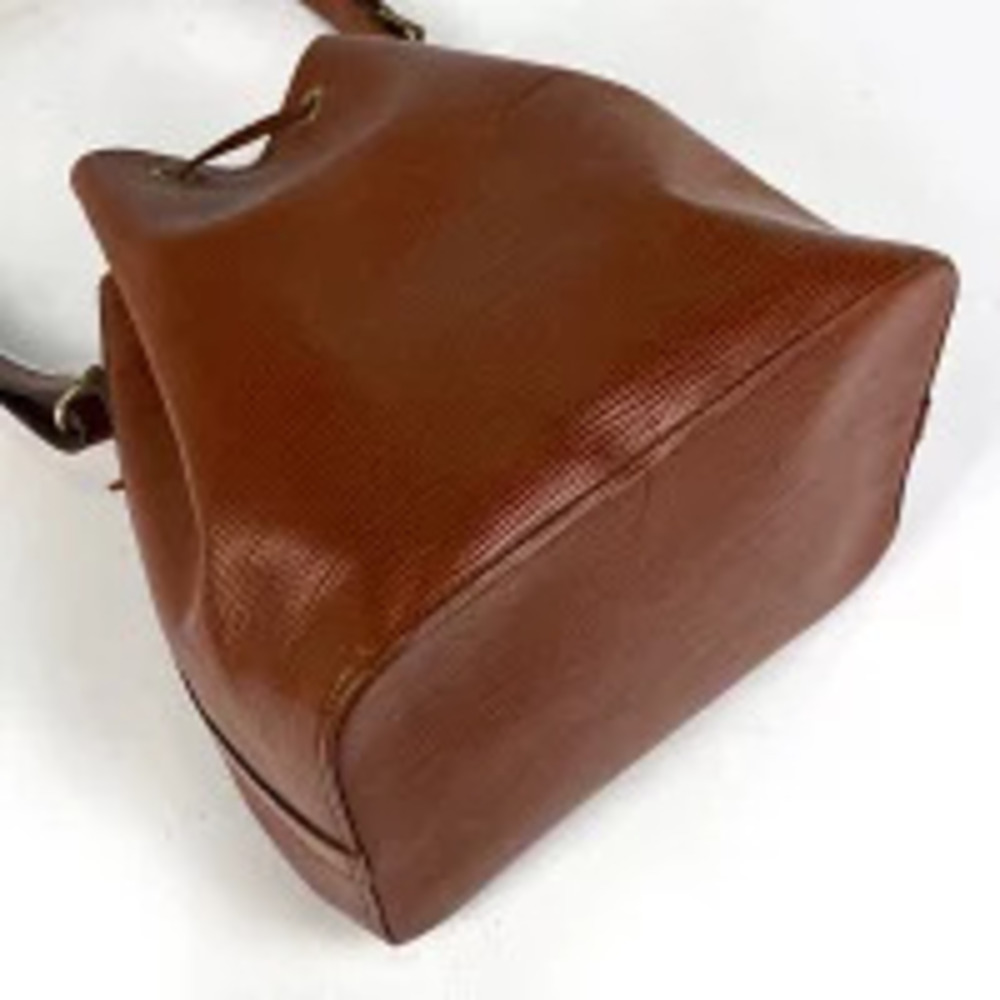 Louis Vuitton Leather Drawstring Hobo Shoulder Kenya Noe Bag Brown Epi Brown